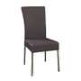 Powell; Home Fashions Cameo Dining Chair, Heather/Chrome