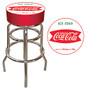 Coca-Cola; Bar Stool, Vintage, Red