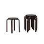 Linon Home D&eacute;cor Products Bentwood Stacking Stools, Wenge, Set Of 4