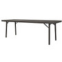 Cosco Folding Table, Rectangle, 30 inch;H x 96 inch;W x 30 inch;D, Brown