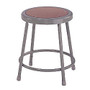 National Public Seating Hardboard Stool, 18 inch;H, Gray