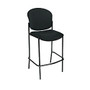 OFM Manor Series Caf&eacute; Height Stackable Chair, 45 inch;H x 24 1/4 inch;W x 25 inch;D, Black, Set Of 2