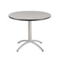 Iceberg Caf&eacute;works Table, 30 inch;H x 36 inch;W x 36 inch;D, Gray/Silver