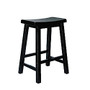 Powell; Home Fashions Stool, Sand Through Terra Cotta, Counter Height, Antique Black