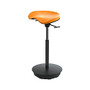 Safco; Active Focal Upright&trade; Pivot Seat, Orange/Black