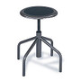 Safco; Diesel Series Low-Base Stool Without Back, 16 to 22 inch;H x 15 inch;W x 15 inch;D, Pewter Frame, Pewter Fabric