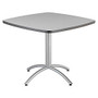 Iceberg CafeWorks Cafe Table, Square, 30 inch;H x 36 inch;W x 36 inch;D, Gray