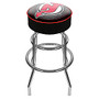 Trademark Global Padded Bar Stool, New Jersey Devils, Chrome