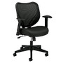 basyx by HON; VL551 Mid-Back Task Chair, 39 3/4 inch;H x 26 inch;W x 29 inch;D, Black