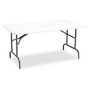 Iceberg IndestrucTable TOO&trade; 1200-Series Folding Table, 29 inch;H x 60 inch; W x 30 inch;D, Platinum