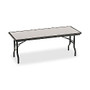 Iceberg IndestrucTable&trade; Folding Table, 30 inch; x 72 inch;, Granite