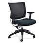 Global; Graphic Mesh-Back Task Chair, 36 inch;H x 25 inch;W x 24 inch;D, Sapphire