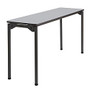 Iceberg Maxx Legroom-Series Wood Folding Table, 29 1/2 inch;H x 18 inch;W x 60 inch;D, Gray/Black