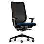 HON; Nucleus HN1 Back Work Chair, 42 3/4 inch;H x 28 3/4 inch;W x 25 3/4 inch;D, Black Frame, Blue Fabric