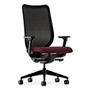 HON; Nucleus HN1 Back Work Chair, 42 3/4 inch;H x 28 3/4 inch;W x 25 3/4 inch;D, Black Frame, Burgundy Fabric