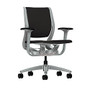 HON; Purpose Upholstered Mid-Back Task Chair, Black/Platinum