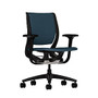 HON; Purpose Upholstered Mid-Back Task Chair, Cerulean/Onyx