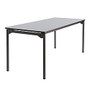 Iceberg Maxx Legroom-Series Wood Folding Table, 29 1/2 inch;H x 30 inch;W x 60 inch;D, Gray/Black