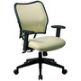Office Star&trade; Deluxe Task Chair With VeraFlex&trade; Seat And Back, 40 inch;H x 27 inch;W x 26 1/2 inch;D, Black Frame, Kiwi Fabric