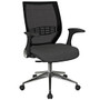Office Star&trade; Pro-Line II ProGrid Fabric High-Back Chair, Gray/Black/Silver
