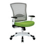 Office Star&trade; Space Seating Mesh Mid-Back Chair, Green/White