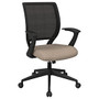 Office Star&trade; Work Smart Mesh Task Chair, Cotton/Black