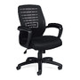 Offices To Go&trade; Mid Back Chair, 40 1/2 inch;H x 24 inch;W x 27 inch;D, Black
