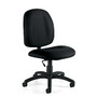 Offices To Go&trade; Mid-Back Chair, Task, 38 inch;H x 25 inch;W x 21 inch;D, Black