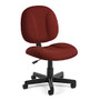 OFM Comfort Series Superchair Fabric Mid-Back Chair, Wine