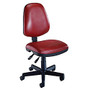 OFM Computer Anti-Microbial Vinyl Task Chair, 42 inch;H x 22 inch;W x 24 inch;D, Wine/Black
