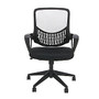 OFM Essentials Mesh High-Back Chair, Black/Silver