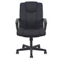 OFM Essentials Swivel Fabric Task Chair, High-Back, Black/Silver