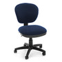 OFM Lite Use Fabric Mid-Back Task Chair, Blue/Black