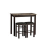 Linon Home 3-Piece Tavern Set, Espresso