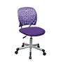 OSP Designs Deluxe Designer Task Chair, Purple