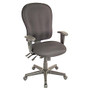 Raynor; XL 4 x 4 Fabric Task Chair, 47 inch;H x 29 inch;W x 26 inch;D, Black Frame, Black Fabric