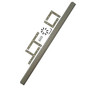 Bush ProPanel&trade; System 42 inch; Post/L/T Connector Kit, Taupe/Tan, Standard Delivery Service