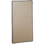 Bush ProPanel&trade; System Privacy Panel, 66 7/8 inch;H x 48 inch;W x 1 3/4 inch;D, Taupe/Tan, Standard Delivery Service