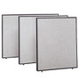 Bush ProPanel&trade; System, Privacy Panel, 42 7/8 inch;H x 36 inch;W 1 3/4 inch;D, Light Gray/Slate, Standard Delivery Service