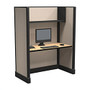 Cube Solutions Metal/Laminate Cubicle, Full-Height, Call Center