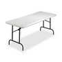 Lorell; Ultra-Lite Folding Table, 29 inch;H x 30 inch;W x 72 inch;D, Platinum