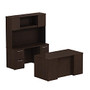 BBF 300 Series Double-Pedestal Desk, 72 3/10 inch;H x 59 3/5 inch;W x 93 inch;D, Mocha Cherry, Standard Delivery Service