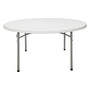 National Public Seating Blow-Molded Folding Table, Round, 29 1/2 inch;H x 60 inch;W x 60 inch;D, Light Gray/Gray