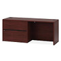 HON; 10700 Series&trade; Laminate Left-Pedestal Credenza With 36 inch; Lateral File, 29 1/2 inch;H x 72 inch;W x 24 inch;D, Mahogany