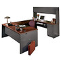 HON; 38000 Modular 72 inch;W Credenza Shell, 29 1/2 inch;H x 72 inch;W x 24 inch;D, Mahogany/Charcoal