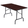 Realspace Folding Table, 5' Wide, 29 inch;H x 60 inch;W x 30 inch;D, Light Walnut