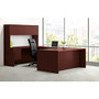 HON; 10500 Series&trade; Single-Pedestal Desk, Pedestal On Right, Mates With Left Return, 29 1/2 inch;H x 72 inch;W x 36 inch;D, Mahogany