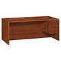 HON; 10700 Series Laminate Right Pedestal Desk, 29 1/2 inch;H x 72 inch;W x 36 inch;D, Cognac
