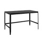 Lumisource PIA Glass-Top Desk/Table, 29 inch;H x 48 inch;W x 24 1/2 inch;D, Black