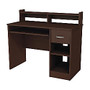 South Shore Furniture Axess Small Desk, 37 inch;H x 20 inch;W x 42 inch;D, Chocolate